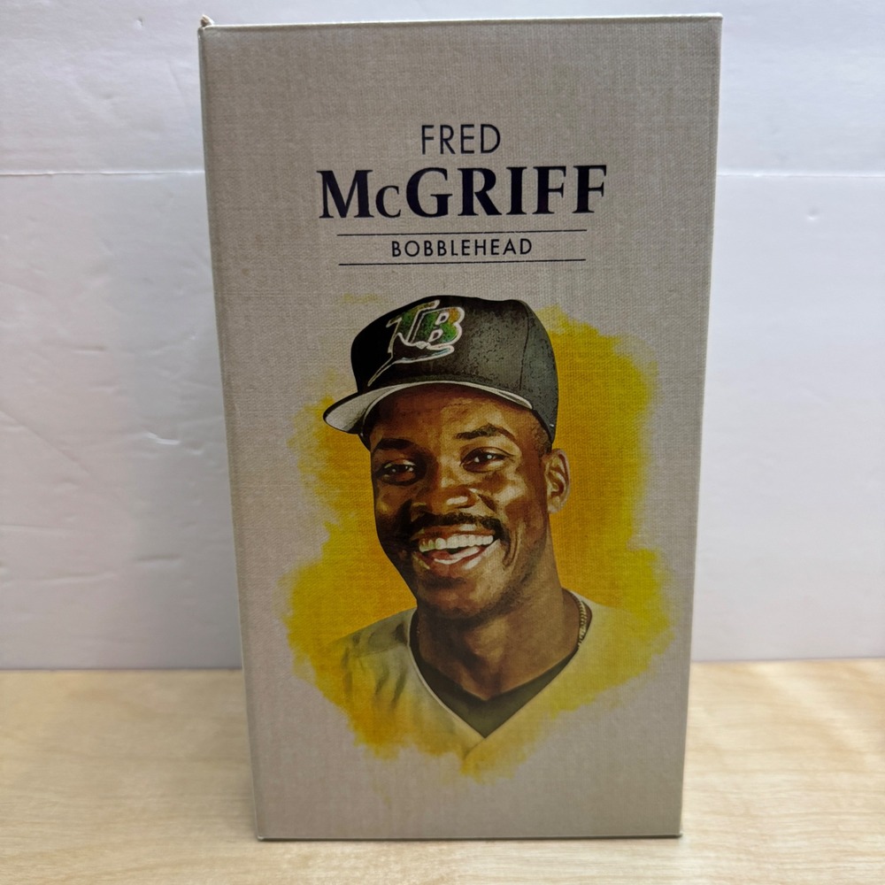 Fred McGriff Tampa Bay Rays Hall of Fame Bobblehead Devil Rays #29 SGA with Box